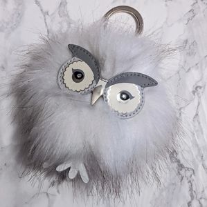 Kate Spade Owl Pouf Keychain